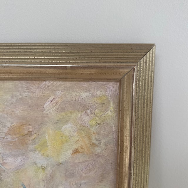 Late 20th Century Signed Impasto Style Botanical Still Life For Sale - Image 11 of 12