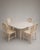 Minimalist Postmodern "Teardrop" Travertine Marble Dining Table Fluted Carved Base (Italy) For Sale In Naples, FL - Image 6 of 16