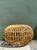 Mid-Century Modern Vintage Italian Stick Rattan Ottoman After Albini For Sale - Image 3 of 12