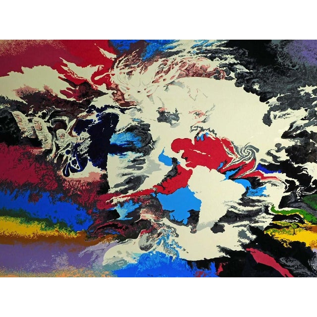 Robert Katona "Thunder Bird" Hand Signed Framed Serigraph Artwork For Sale In Denver - Image 6 of 10