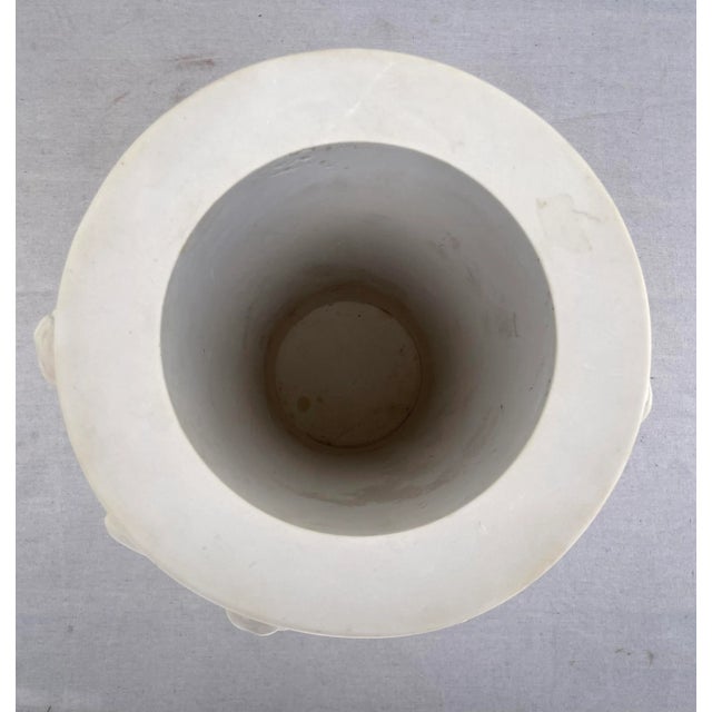 Greek Renaissance Aphrodite Cast Plaster Alabaster Umbrella Stand Planter For Sale - Image 11 of 12