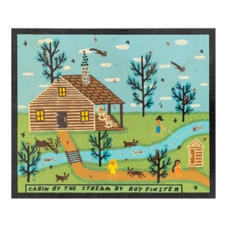 Roy Finster "Cabin by the Stream", 1993 For Sale