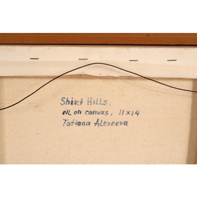 Impressionist Winter Landscape Painting by Tatiana Alexveea (Born 1963) For Sale - Image 12 of 12