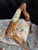Late 20th Century Louis XV Style Carved Wood Window Bench in Leopard & Floral Tapestry For Sale - Image 9 of 12