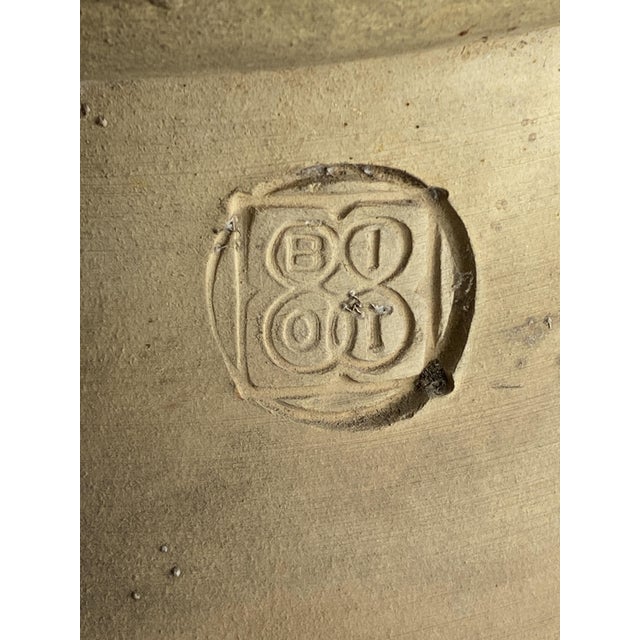 Rustic Earthenware Pottery Jar from Biot, 1970s For Sale - Image 3 of 8