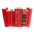 Vintage Late 20th Century Red Books - Set of 10 For Sale