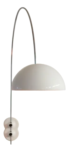 Joe Colombo ‘1159 Coupé Wall Lamp for Oluce, 1969