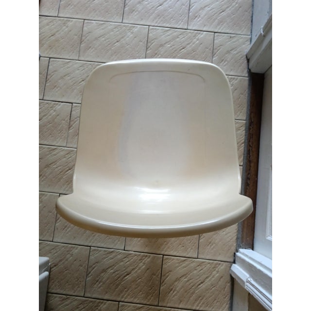 Beige Cojer Chair by Étienne Fermigier for Mobilier National, 1960s For Sale - Image 8 of 11