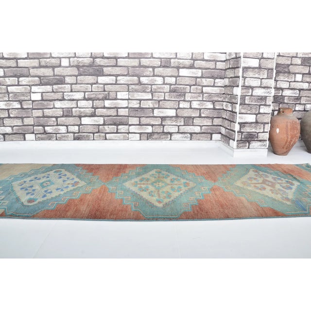 Colourful Decorative Runner Rug For Sale - Image 9 of 10