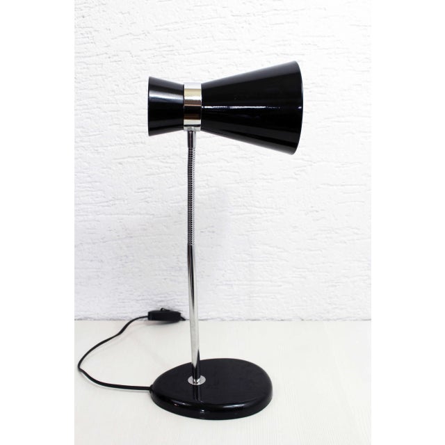 Black Diabolo Desk Lamp, 1970s For Sale - Image 3 of 11