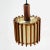 Mid-Century Ceiling Lamp in Teak and Copper, 1960s For Sale - Image 10 of 11