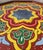 Moroccan Burgundy Moroccan Hand-Painted Accent Table For Sale - Image 3 of 6