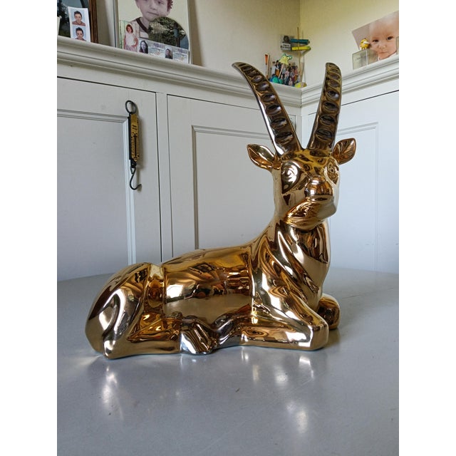 1970s Ceramic Antelope by Ezio Zanardello, 1970s For Sale - Image 5 of 9