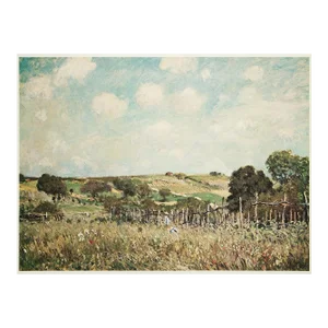 1977 After Alfred Sisley "Meadow", Full-Color Print