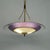 Metal Glass and Brass Hanging Light from Fontana Arte, 1950s For Sale - Image 7 of 18