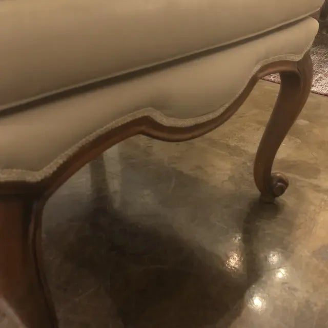 1990s Vintage Italian Chair with Carved Legs For Sale - Image 10 of 13