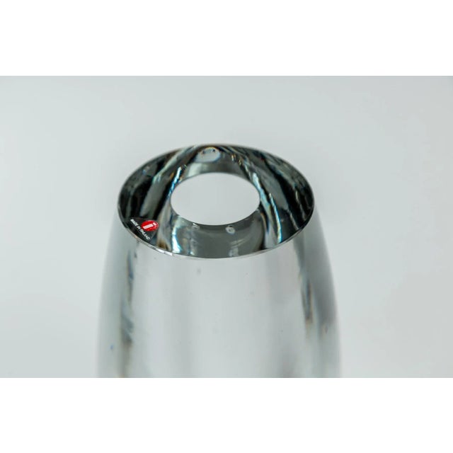 Glass Vintage Glass Vase, Timo Sarpenevo, Finland For Sale - Image 7 of 7