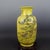 Chinese Ceramic Qing Dynasty Qianlong Marked Yellow Ground Crackle Glaze Porcelain Vase Hand Painted Twelve Chinese Zodiac Signs Pattern For Sale In Seattle - Image 6 of 6