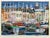 Michel Godjevac, Acrylic, 1982, Paper. View of the Port of Saint-Tropez, Painting dimensions: 65 x 49.5 cm. Sold unframed....