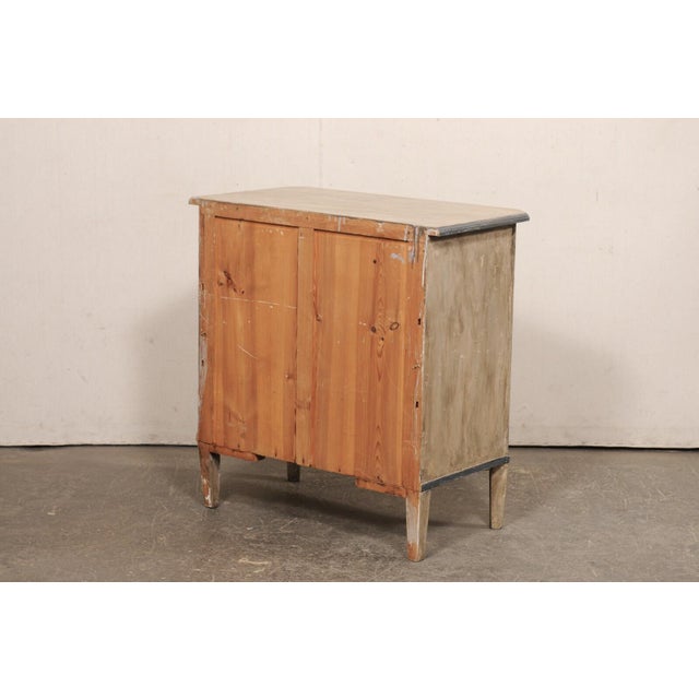 Early 20th Century Early 20th Century Swedish Gustavian Style Painted Wood Chest For Sale - Image 5 of 10