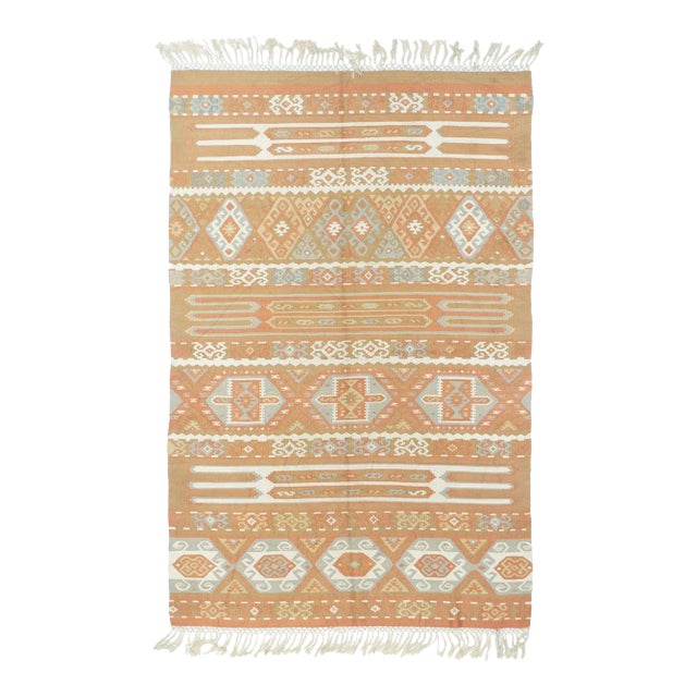 Vintage Kilim Rug 3'0'' x 4'7'' For Sale