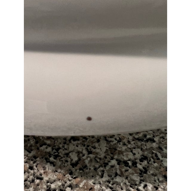 Ceramic Vintage Postmodern 1980s Large White Ribbed Bee Hive Ceramic Vase Art Deco Pottery For Sale - Image 7 of 7