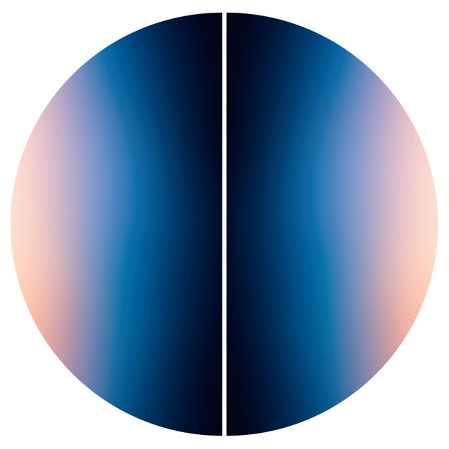 2020s Contemporary Abstract Archival Pigment Print on Chromajet Metallic Pearl Face-Mounted 3mm Matte Plexiglas "Linger # 202601" by Paul Snell For Sale - Image 5 of 6