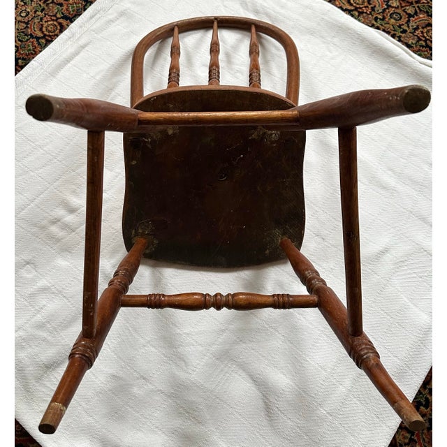 Early 19th Century Antique Spindle / WIndsor Style Chair For Sale - Image 5 of 10