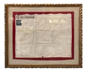 Early 19th Century Original Land Indenture, England, 1810
