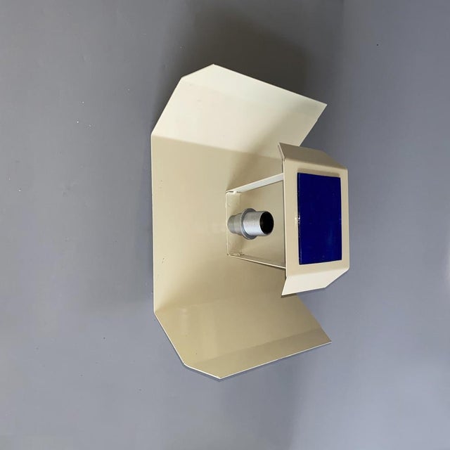 Space Age Wall Light in Blue Murano Glass, 1970s For Sale - Image 6 of 10