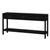 Black Lark 65 in. W Rectangular Wood 3 Drawer Console Table with Lower Open Shelf, Washed Black For Sale - Image 8 of 8