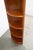 Brown 1960s Mid Century Danish Modern Corner Bookshelf Unit Teak Rounded Shelf Vintage For Sale - Image 8 of 11