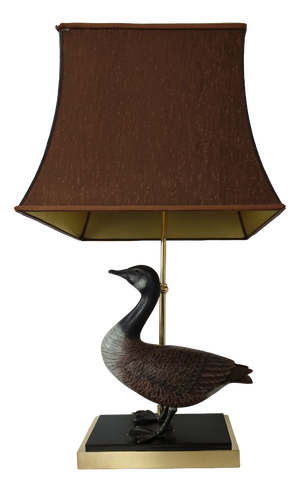 Duck Table Lamp in Polished Brass, 1970s