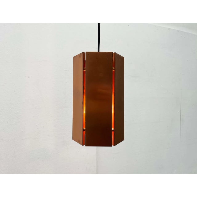Mid-Century Modern Mid-Century Modern German Copper Pendant Lamps, 1960s, Set of 3 For Sale - Image 3 of 18