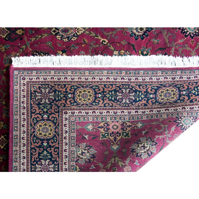 Late 20th Century Pakistani Tabriz Rug For Sale - Image 4 of 15