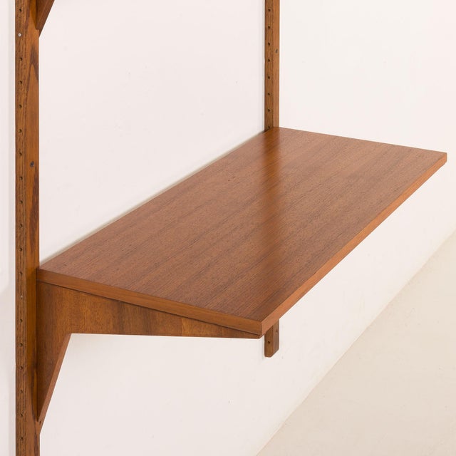 Mid-Century Danish Walnut Shelving Unit in the style of Poul Cadovius, 1960s For Sale - Image 6 of 11