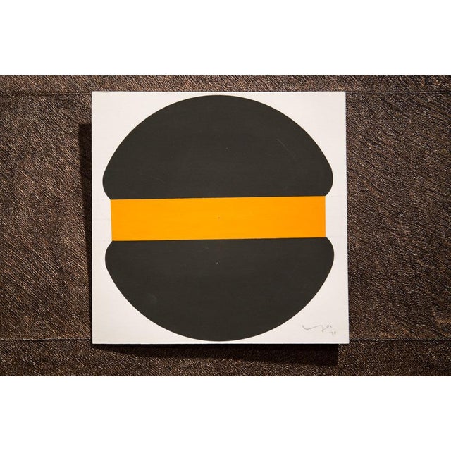 Hiroshi Yasukawa, Abstract Composition, 20th-Century, Oil For Sale - Image 7 of 7