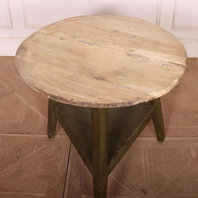 Welsh Painted Cricket Table For Sale - Image 4 of 7