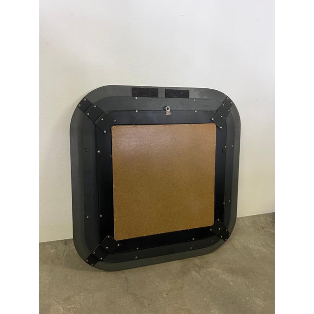 Wooden Wall Mirror, 1970s For Sale - Image 6 of 8