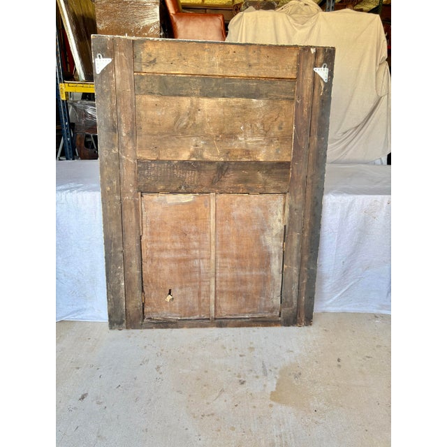 Early 20th Century French Louis XVI Wood Patinated Trumeau Mirror For Sale - Image 12 of 12