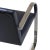 Ludwig Mies van der Rohe Brno Flat-Bar Chair in Original Navy Leather For Sale - Image 4 of 6