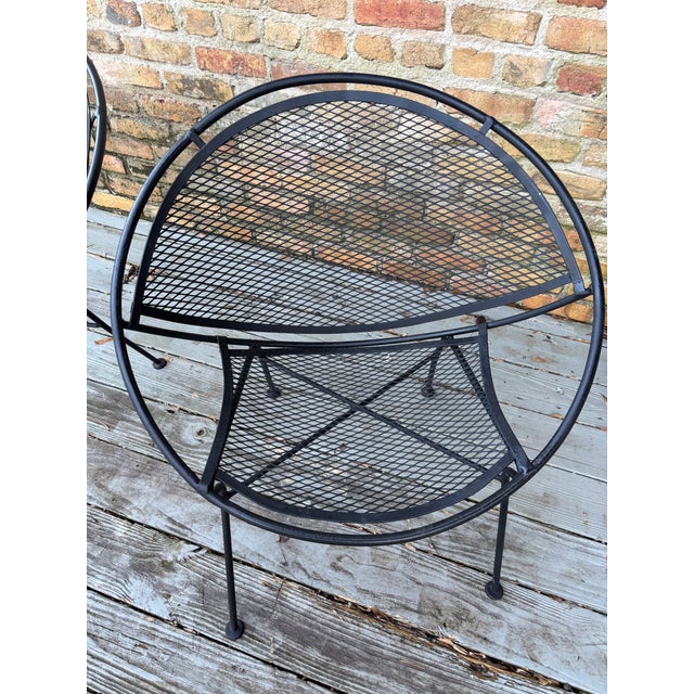 Mid 20th Century Attributed to Tempestini for Salterini Oversized Radar Lounge Chair For Sale - Image 11 of 11