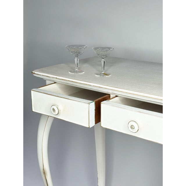 White French Style Console Table, 1990s For Sale - Image 8 of 9