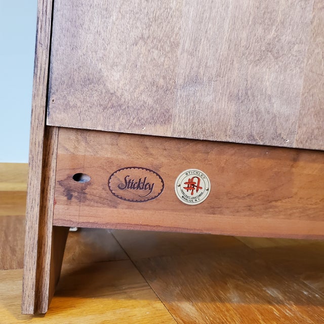 Wood Harvey Ellis Stickley Oak and Glass Bookcase For Sale - Image 7 of 7