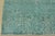 Blue Tabriz Runner 2’8” X 18’5” Blue Wool Vintage Overdyed Hand-Knotted Rug For Sale - Image 8 of 11