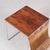 Side Table with Leather Magazine Rack from Brabantia, Netherlands, 1960s For Sale - Image 5 of 9