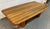 Mid-Century Modern Mid 20th Century Solid Modern Oak Butcher Block Coffee Table For Sale - Image 3 of 10