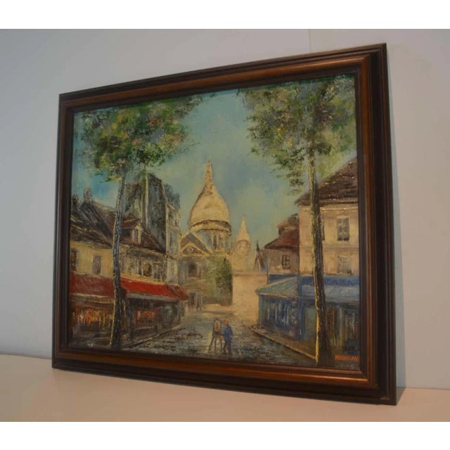 French Oil on Canvas French Painting For Sale - Image 3 of 5