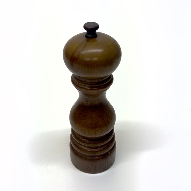 Vintage Wooden Pepper Mill Curation - Group of 6 For Sale - Image 10 of 11