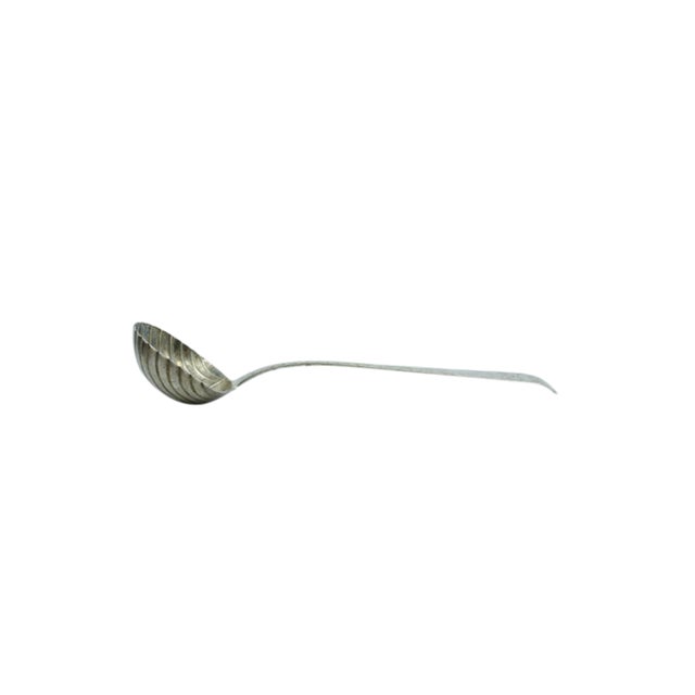 Metal Silver Soup Ladle For Sale - Image 7 of 7